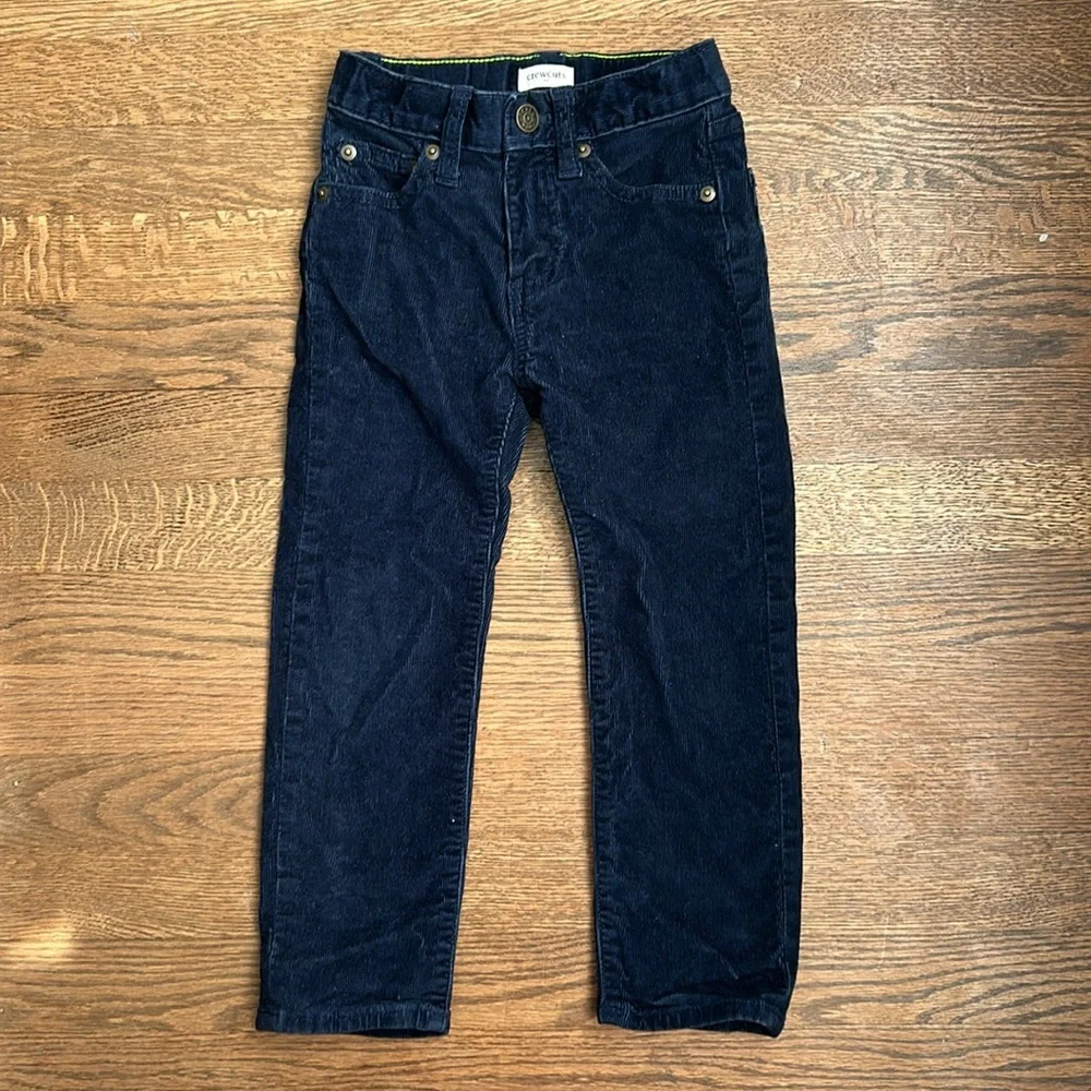 Crewcuts Navy Blue Corduroy Pants, Size 4
